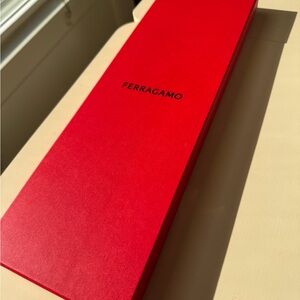 Ferragamo Red Tie Gift Box